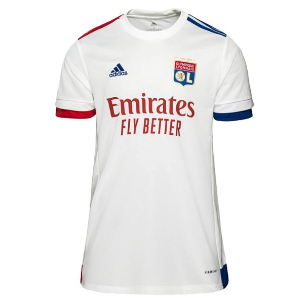 Camiseta Lyon 1ª Mujer 2020-2021 Blanco